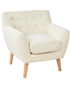 Armchair MOTALA Fabric Light Beige