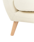 Armchair MOTALA Fabric Light Beige
