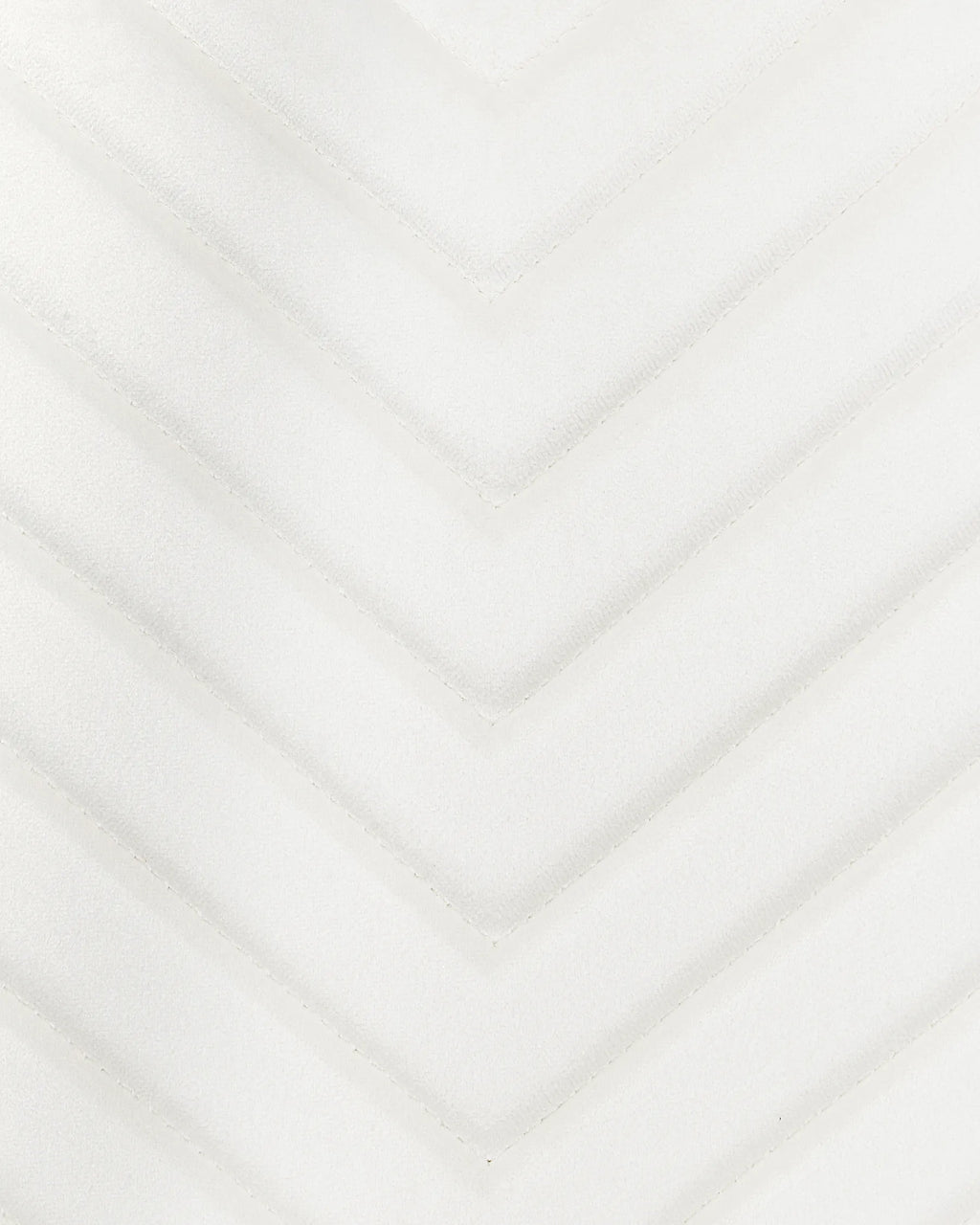 Set of 4 Dining Chairs HAVRE Velvet Off-White