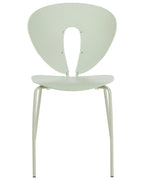 Set of 2 Dining Chairs TRACY Light Green
