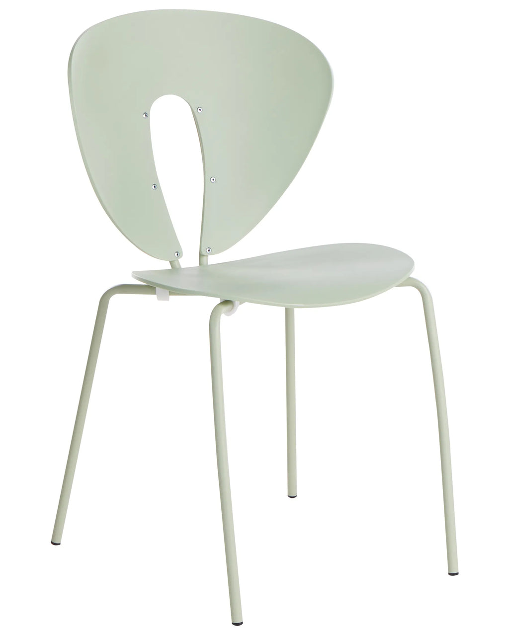 Set of 2 Dining Chairs TRACY Light Green
