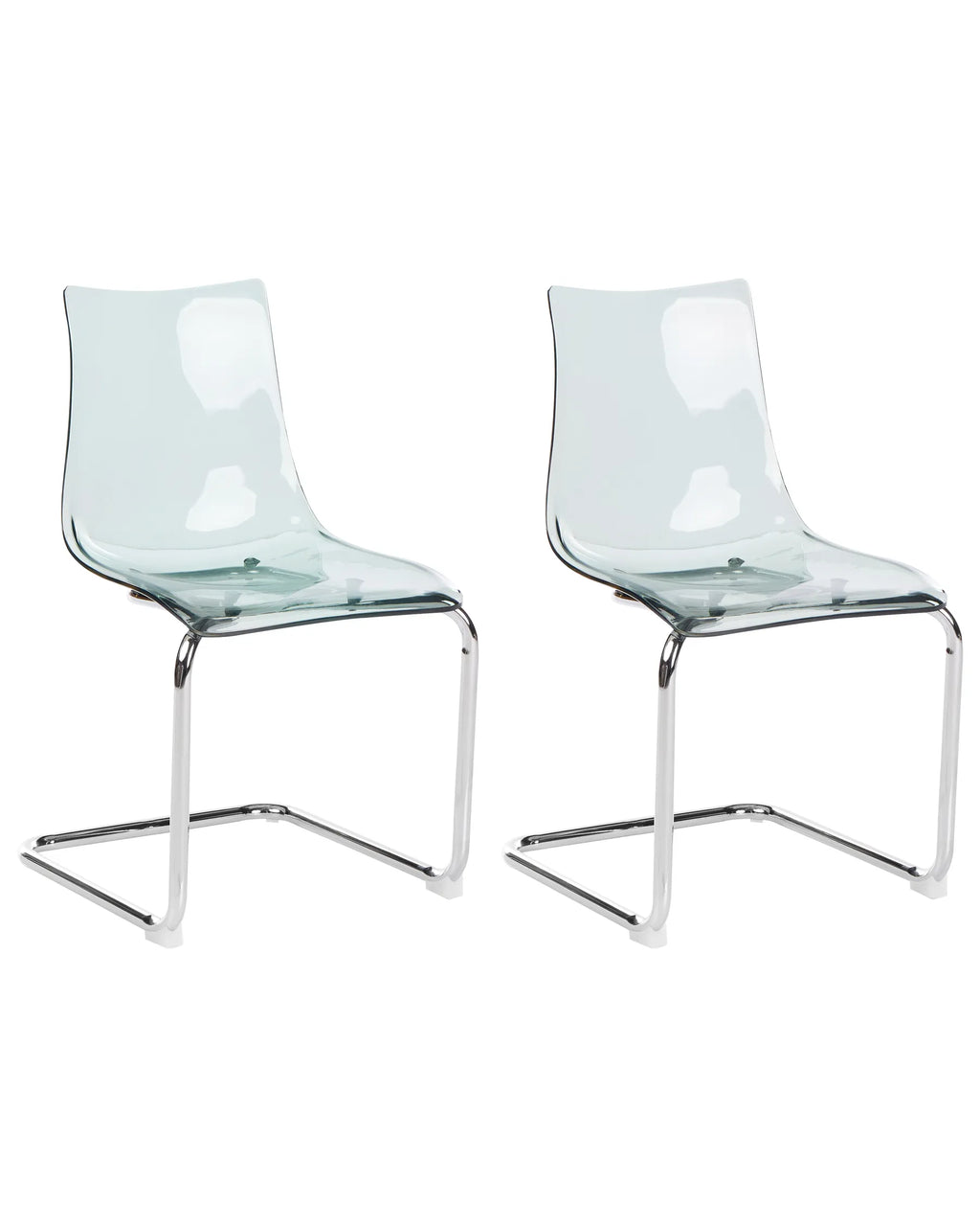 Set of 2 Dining Chairs MARSHALL Black