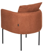 Armchair MALMOS Fabric Golden Brown