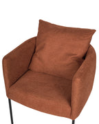Armchair MALMOS Fabric Golden Brown