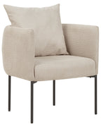 Armchair MALMOS Fabric Light Beige