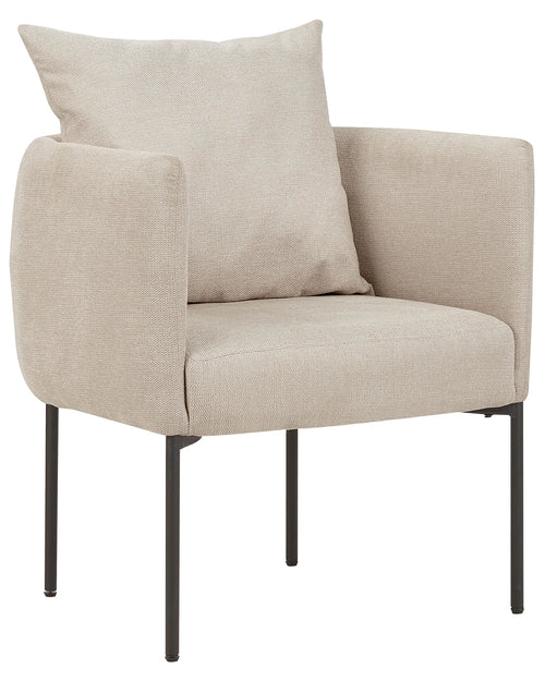 Armchair MALMOS Fabric Light Beige