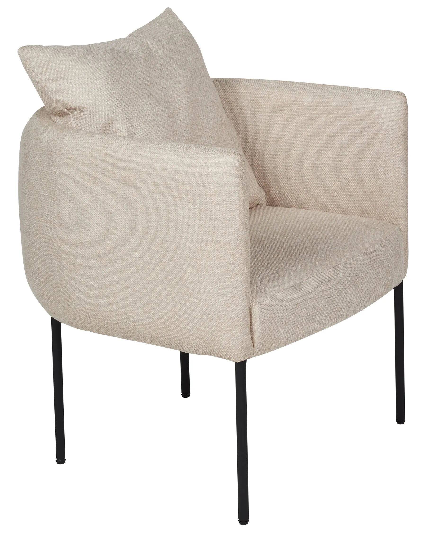 Armchair MALMOS Fabric Light Beige