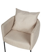 Armchair MALMOS Fabric Light Beige