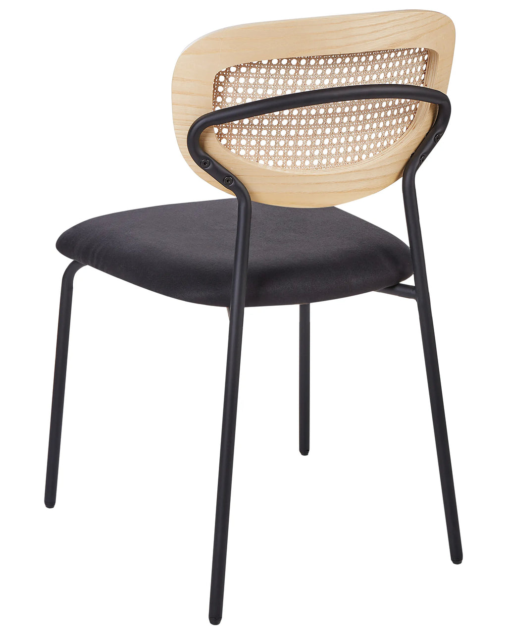 Set of 2 Dining Chairs MAYETTA Metal Black