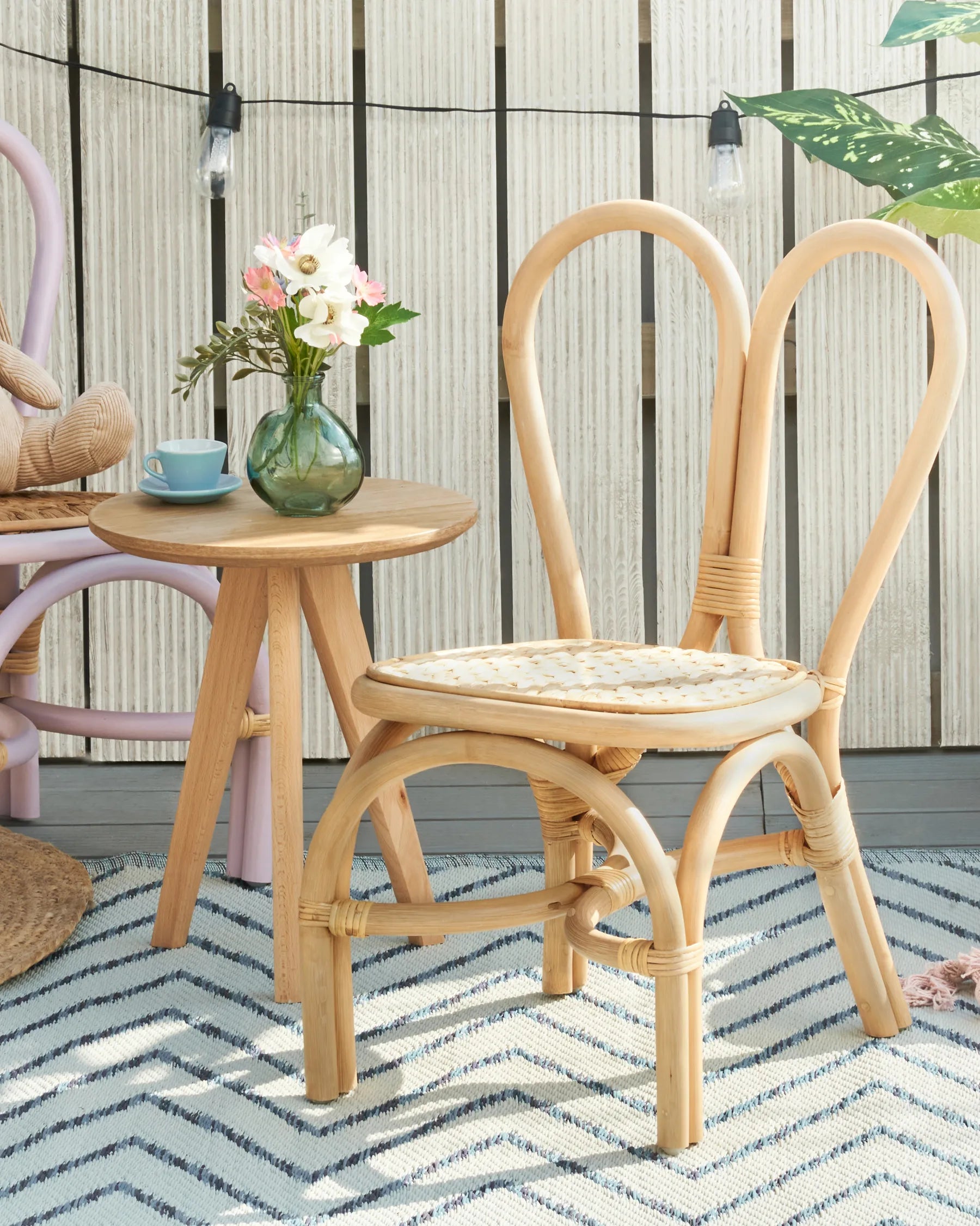 Kids Chair DESIMI Rattan Natural