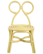 Kids Chair MIRTIA Rattan Yellow