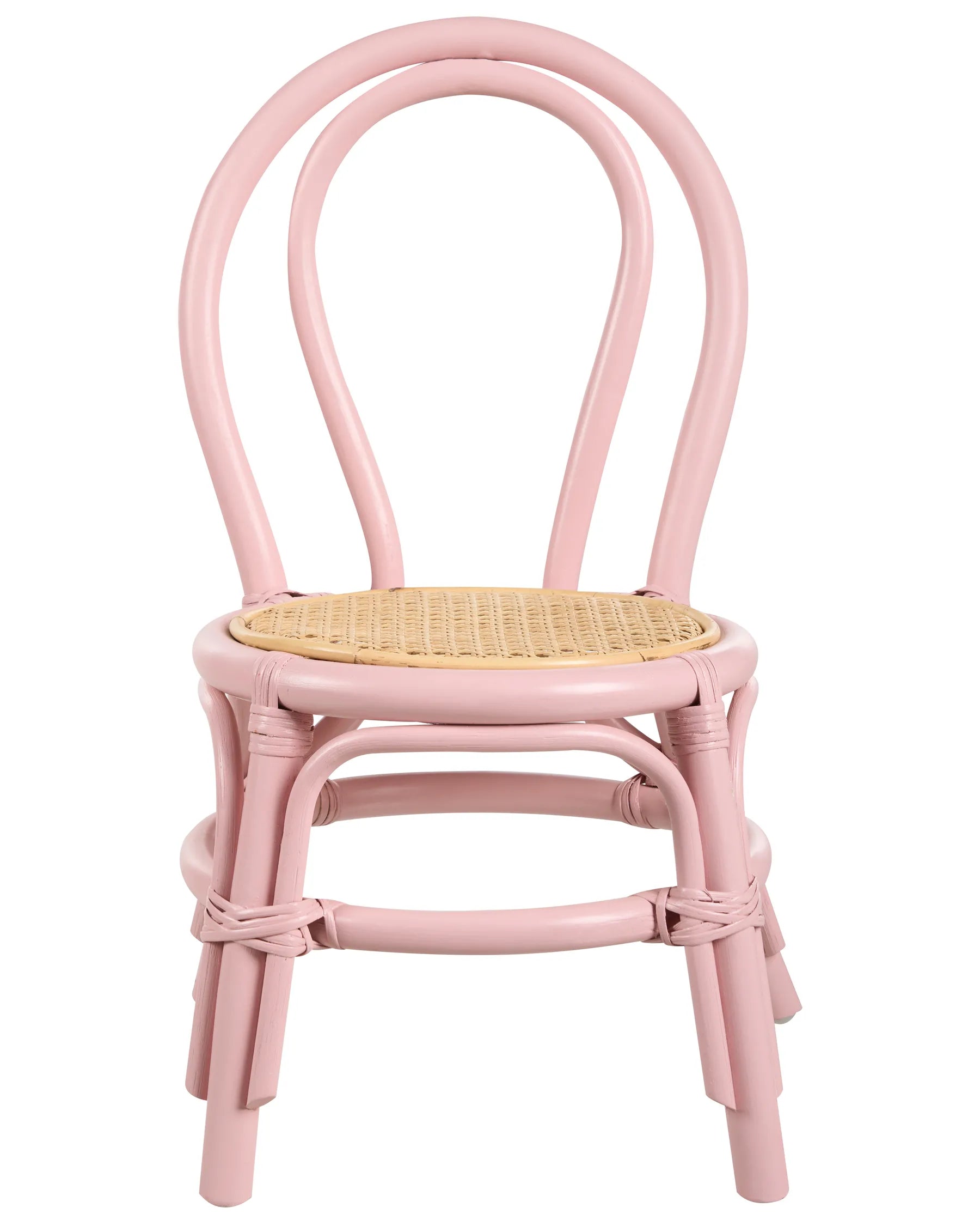 Kids Chair KALIVIA Rattan Pink