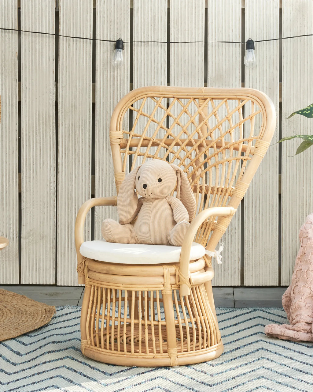 Kids Chair TEMENI Rattan Natural