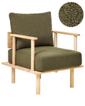 Armchair ASKER Boucle Dark Green