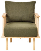 Armchair ASKER Boucle Dark Green