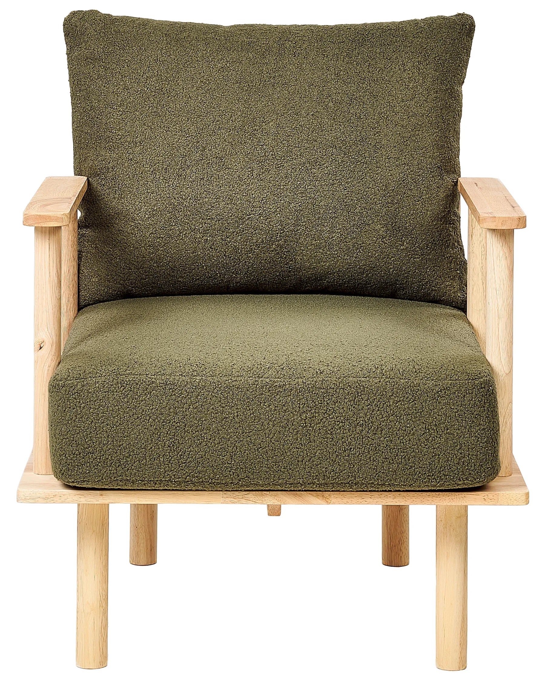 Armchair ASKER Boucle Dark Green