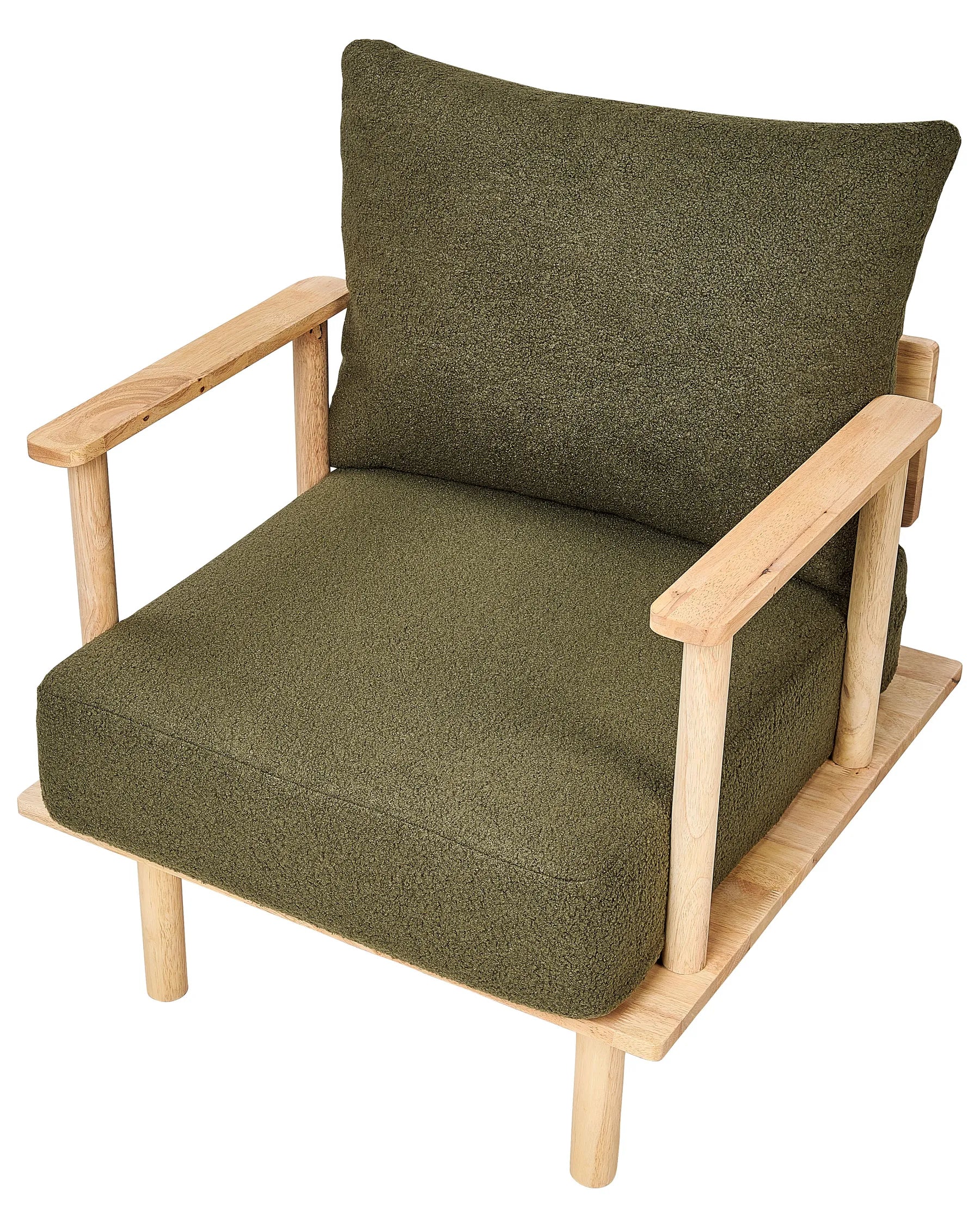 Armchair ASKER Boucle Dark Green