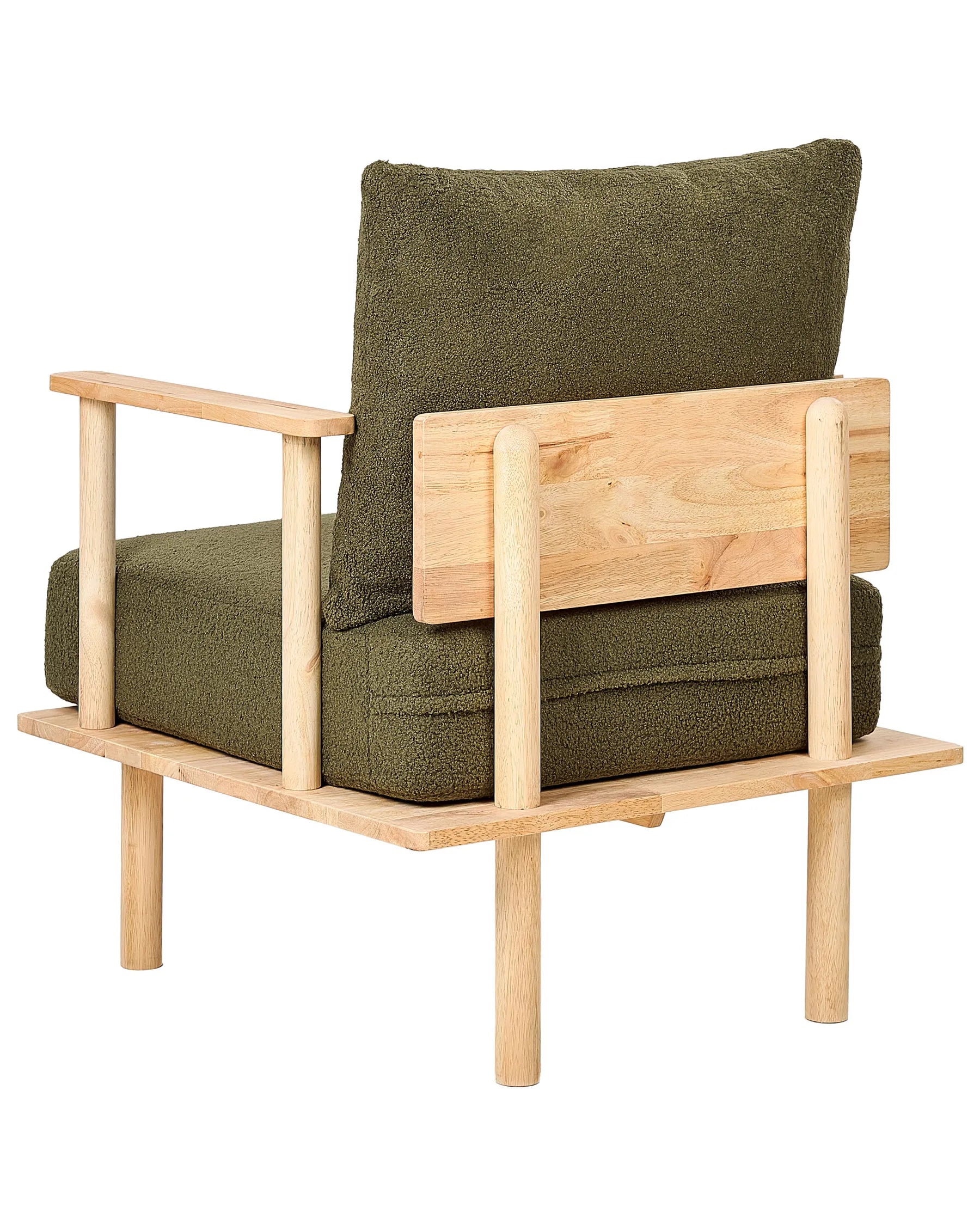 Armchair ASKER Boucle Dark Green