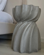 Side Table ALGUA 35 cm 35 cm Grey