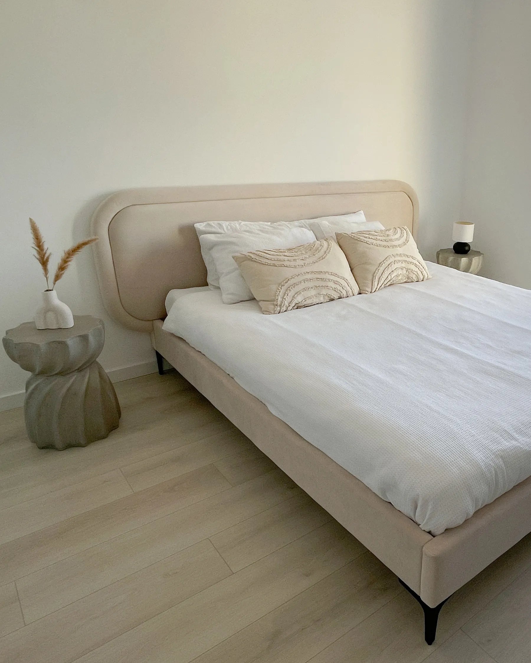 Side Table ALGUA 35 cm 35 cm Grey