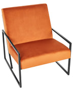 Armchair DELARY Velvet Orange
