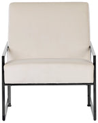 Armchair DELARY Velvet Light Beige