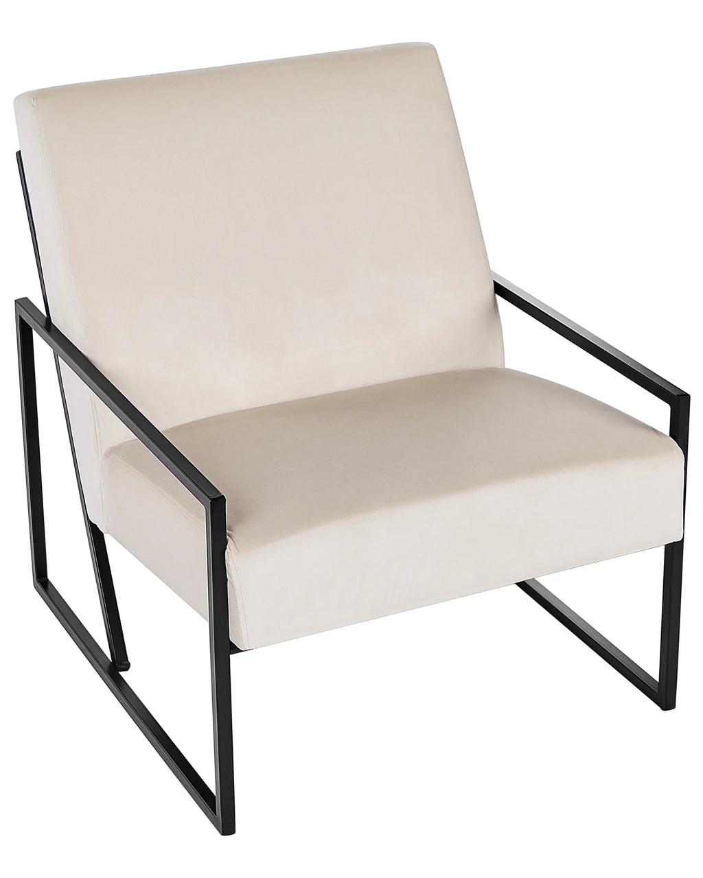 Armchair DELARY Velvet Light Beige
