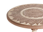 Side Table EULO Mango Wood Brown