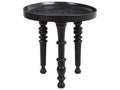 Side Table LEETON Mango Wood Black
