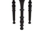 Side Table LEETON Mango Wood Black