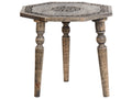 Side Table WANDILO Mango Wood Brown
