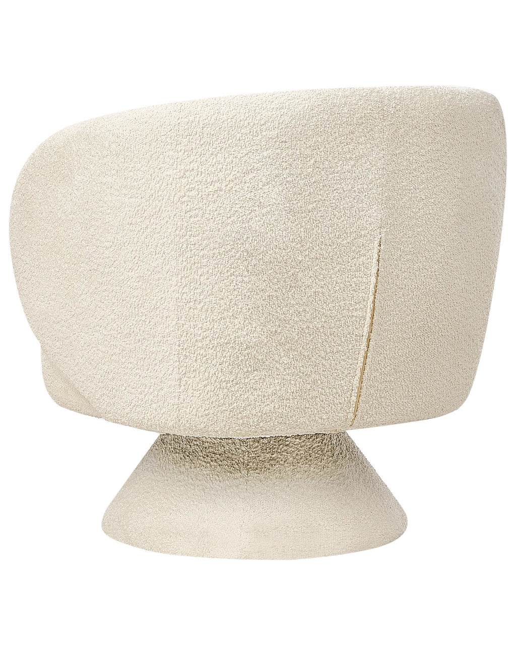 Swivel Armchair LIEKSA Boucle Off-White