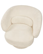 Swivel Armchair LIEKSA Boucle Off-White