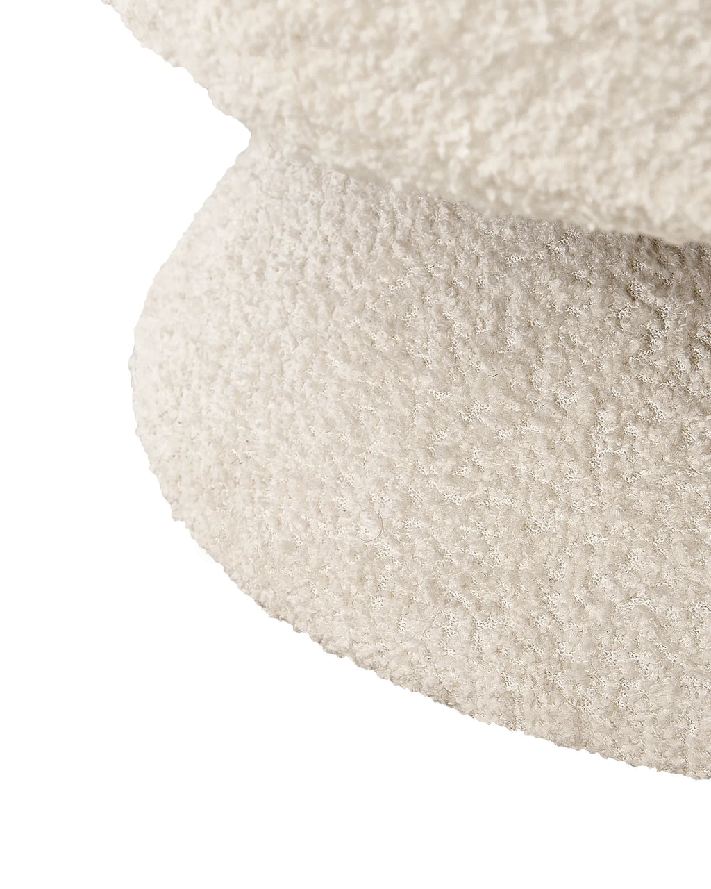 Swivel Armchair LIEKSA Boucle Off-White