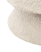 Swivel Armchair LIEKSA Boucle Off-White