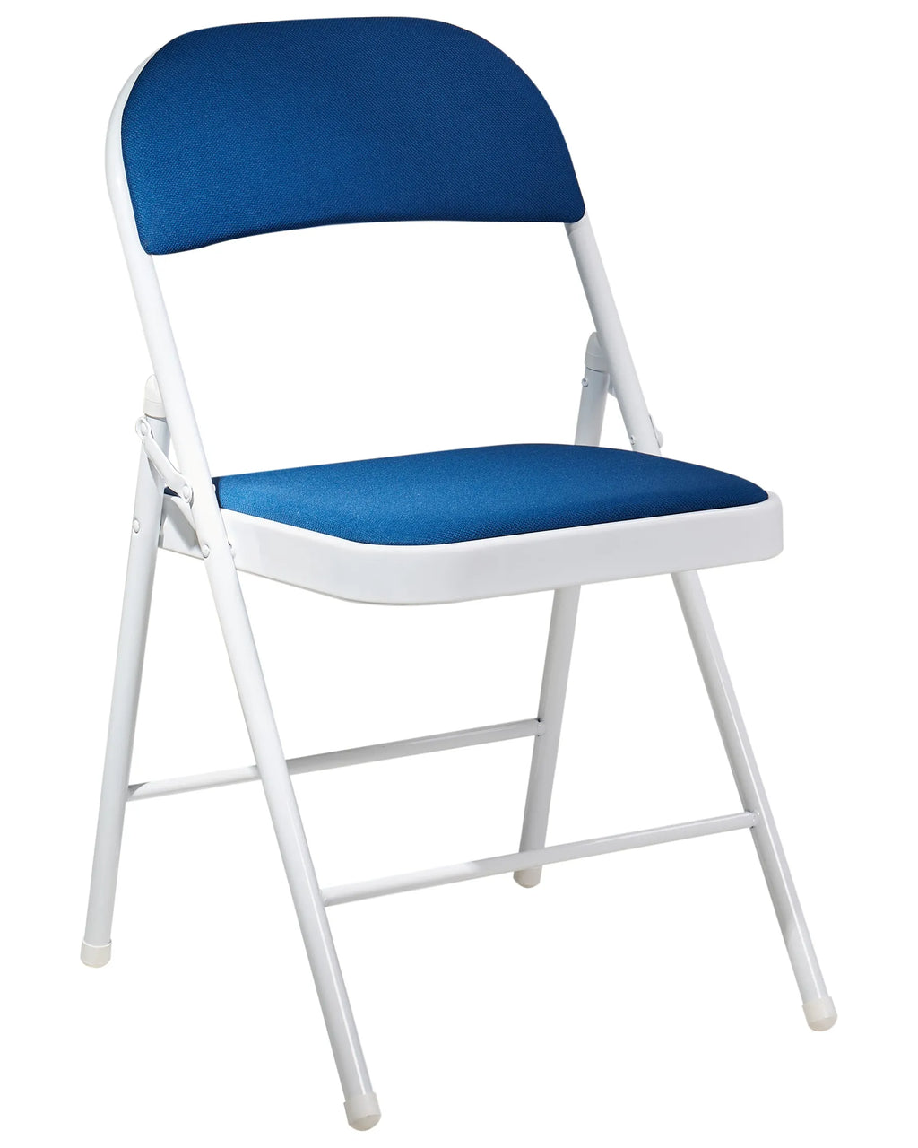 Set of 4 Folding Chairs SPARKS Blue/ White