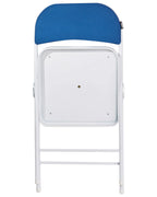 Set of 4 Folding Chairs SPARKS Blue/ White