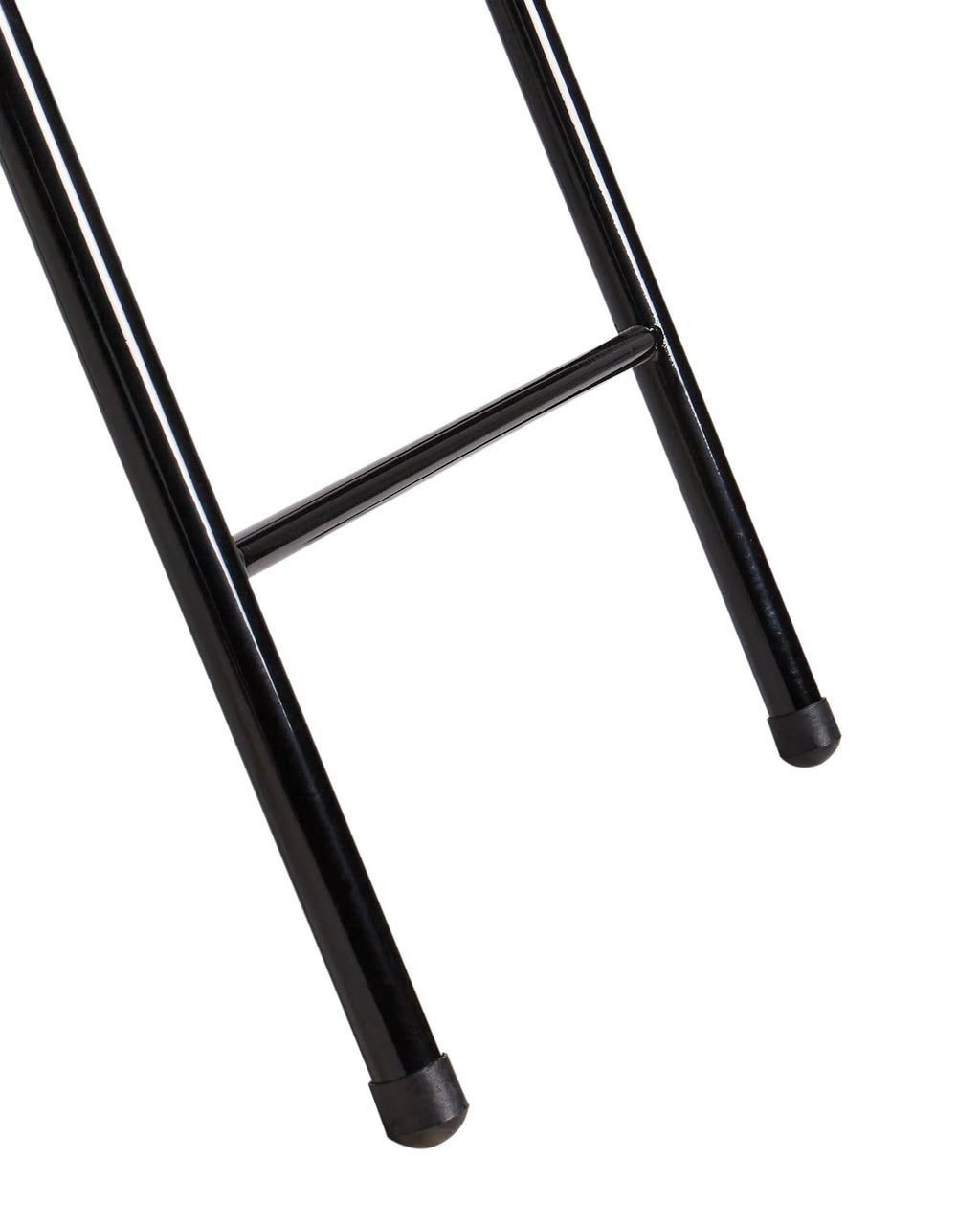 Set of 4 Folding Chairs SPARKS Dark Grey/ Black