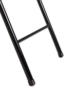Set of 4 Folding Chairs SPARKS Dark Grey/ Black