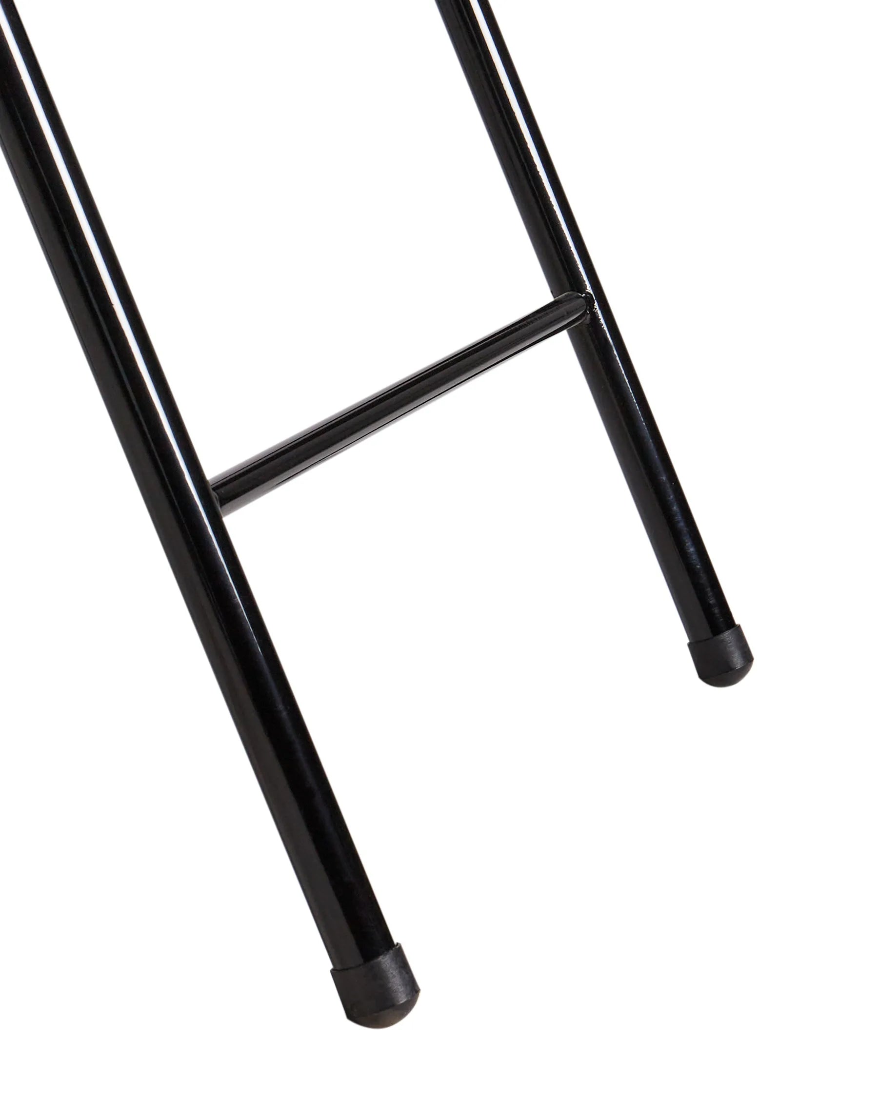 Set of 4 Folding Chairs SPARKS Dark Grey/ Black