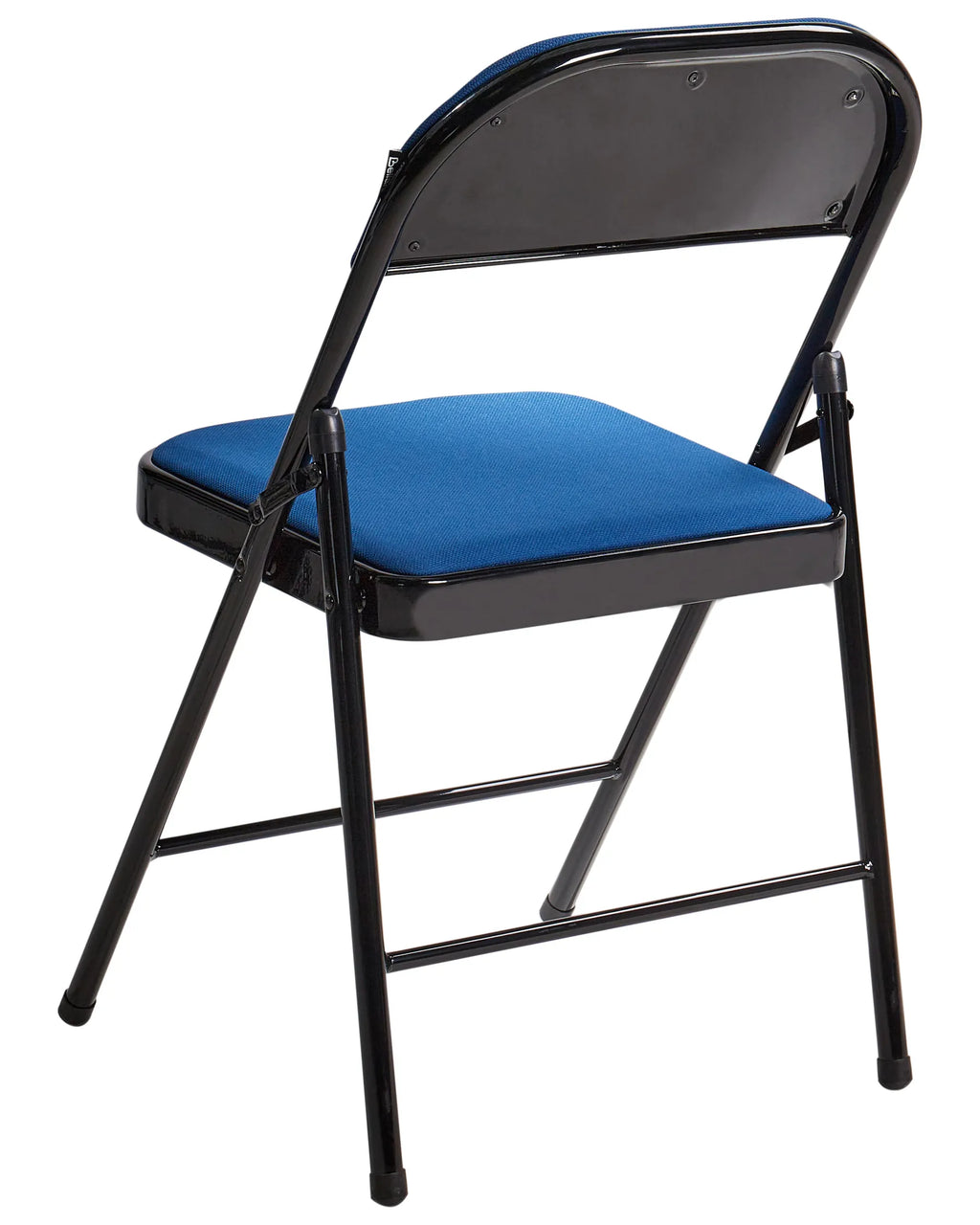 Set of 4 Folding Chairs SPARKS Blue/ Black