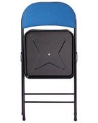 Set of 4 Folding Chairs SPARKS Blue/ Black