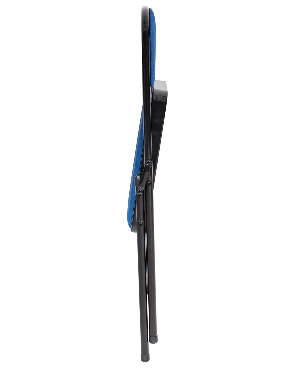 Set of 4 Folding Chairs SPARKS Blue/ Black