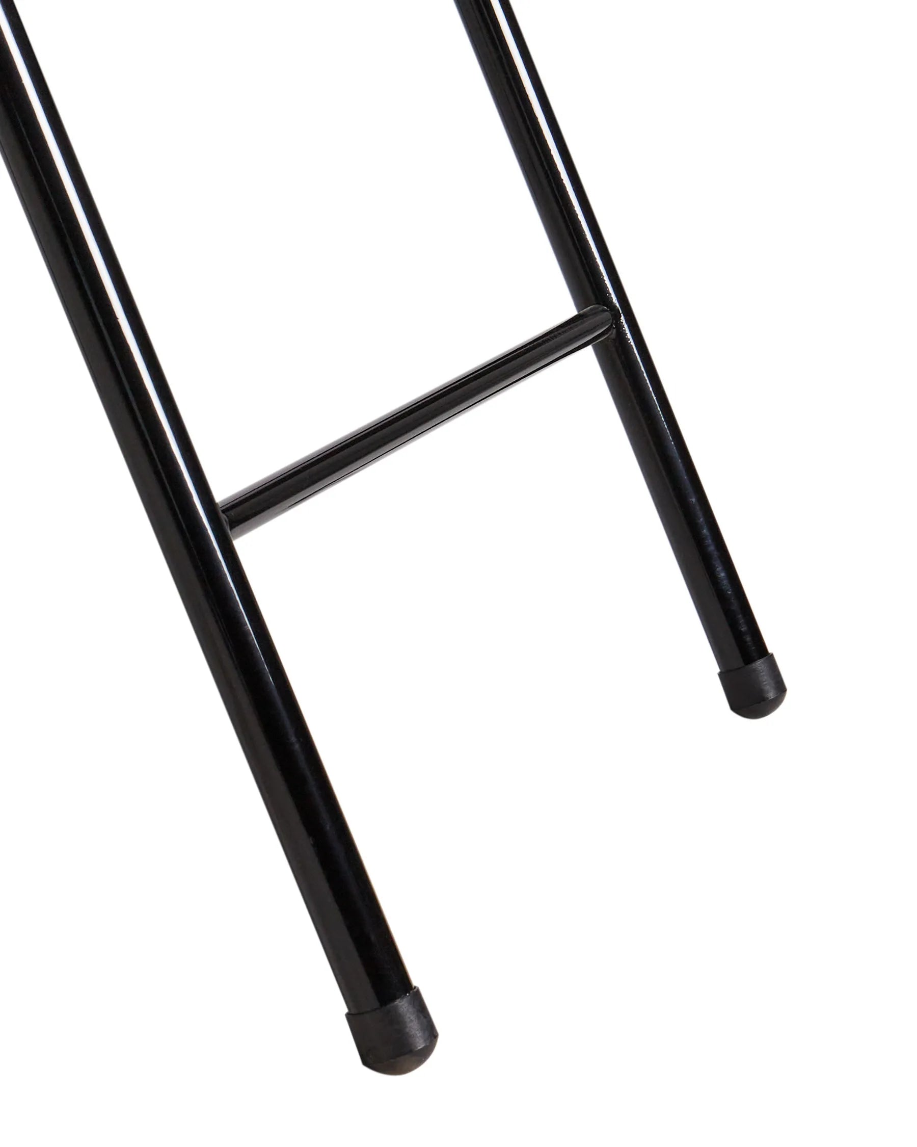 Set of 4 Folding Chairs SPARKS Beige/ Black
