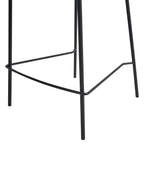 Set of 2 Bar Chairs DUETTE Velvet Olive Green