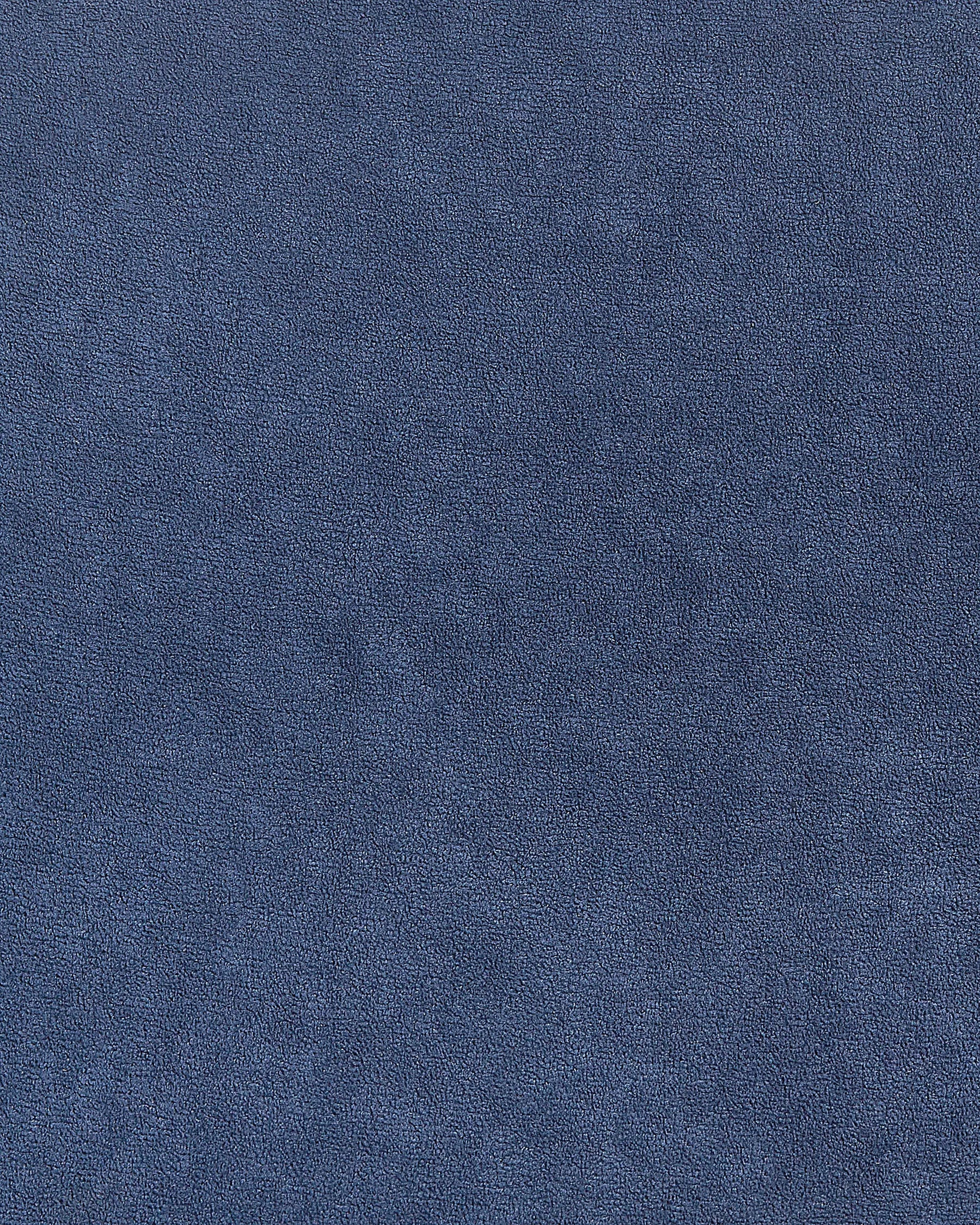 Set of 2 Dining Chairs KIANA Fabric Dark Blue