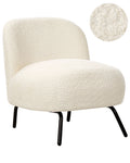 Armchair KUMLA Boucle Off-White