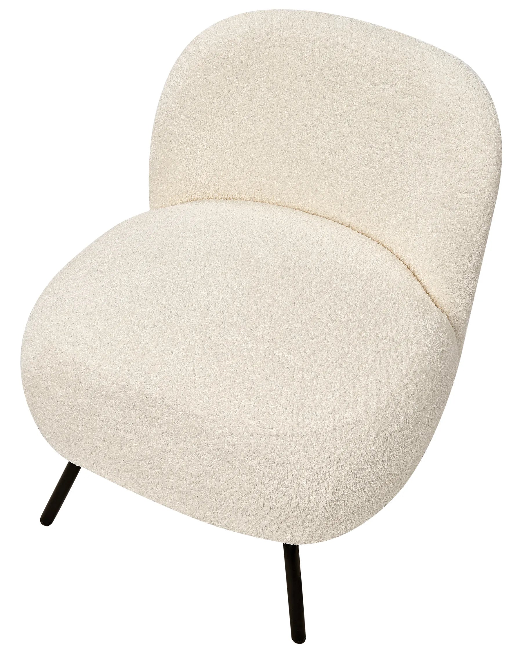 Armchair KUMLA Boucle Off-White