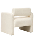 Armchair HALLSBERG Boucle Off-White