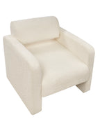 Armchair HALLSBERG Boucle Off-White
